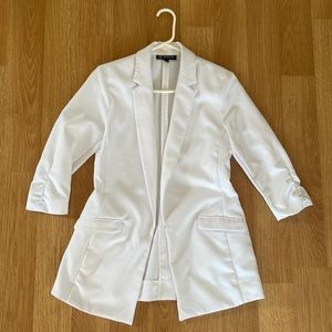 Women’s INC 3/4 sleeve white suit jacket